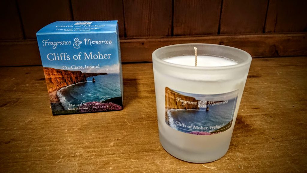 Fragrance and Memories - Natural Wax Scented Candle - Cliffs of Moher 