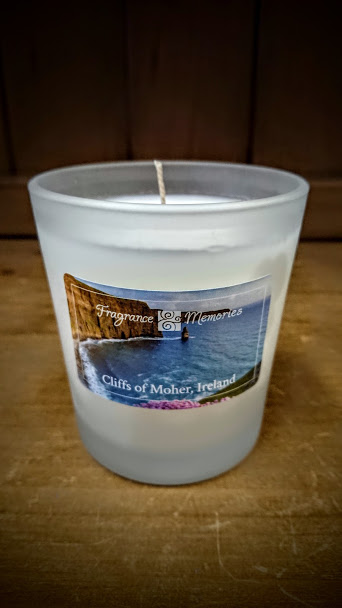 Fragrance and Memories - Natural Wax Scented Candle - Cliffs of Moher 