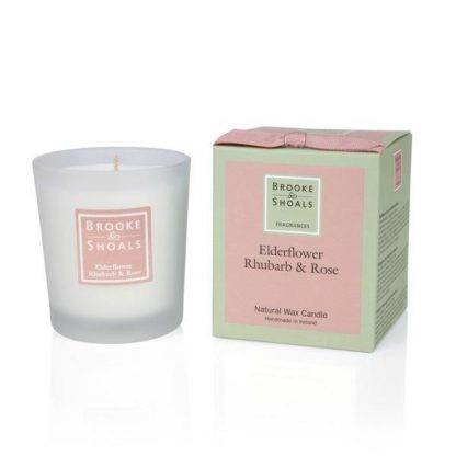 Scented Candle - Elderflower, Rhubarb & Rose