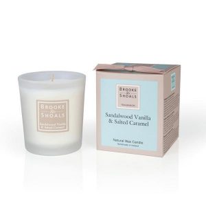 Scented Candle - Sandalwood, Vanilla & Salted Caramel