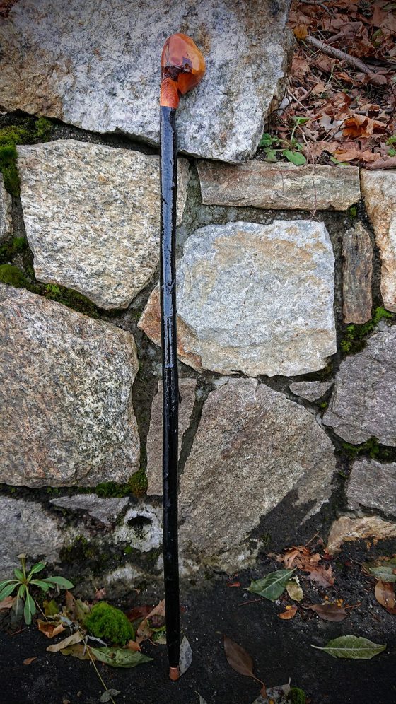 Genuine Irish Thorny Blackthorn Walking Stick Celtic Croft