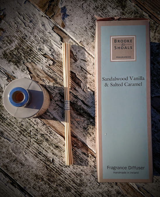 Brooke and Shoals Reed Diffuser - Sandalwood Vanilla and Salted Caramel