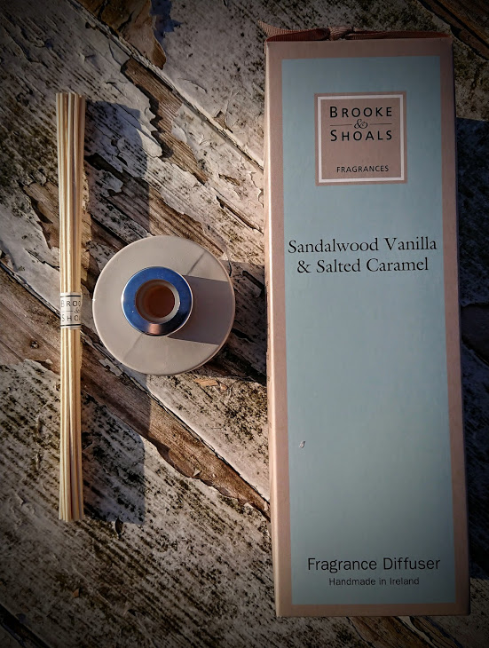 Brooke and Shoals Reed Diffuser - Sandalwood Vanilla and Salted Caramel