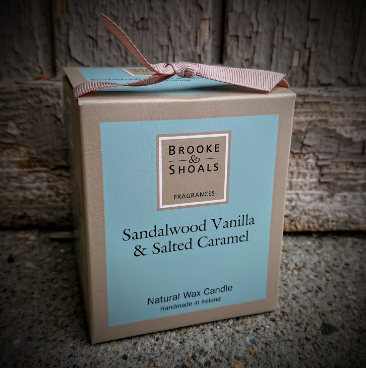Brooke and Shoals Scented Candle - Sandalwood Vanilla and Salted Caramel 