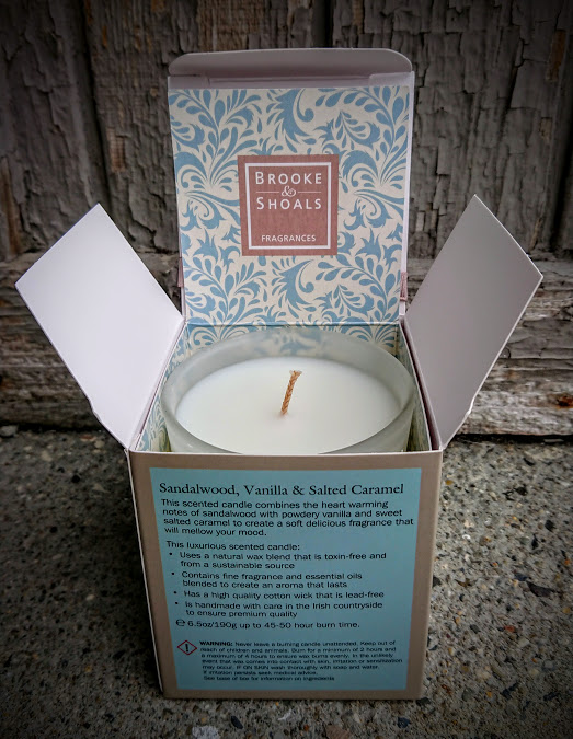 Brooke and Shoals Scented Candle - Sandalwood Vanilla and Salted Caramel