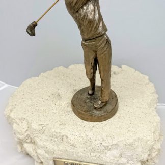 Jeanne Rynhart Bronze Sculpture - Golfer