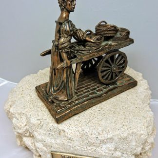 Jeanne Rynhart Bronze Sculpture - Molly Malone - Small