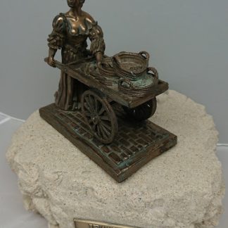 Molly Malone Bronze Sculpture - Jeanne Rynhart - Medium