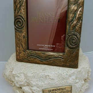 Jeanne Rynhart Bronze Frame Fossil 5 inch x 7 inch