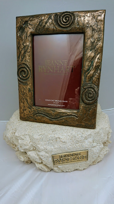 Jeanne Rynhart Bronze Frame Fossil 5 inch x 7 inch