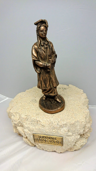 Jeanne Rynhart Bronze Sculpture - Graduation Female