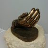 Jeanne Rynhart Bronze Sculpture Hand of Time