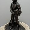 Jeanne Rynhart Bronze Sculpture - News Boy