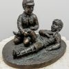 Jeanne Rynhart Bronze Sculpture - Boy Scouts