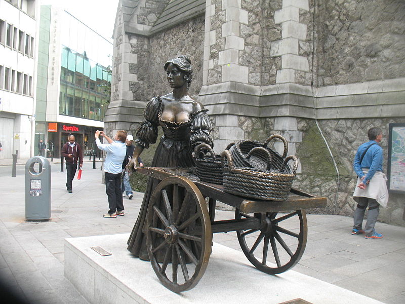 Molly Malone Statue in Dublin 