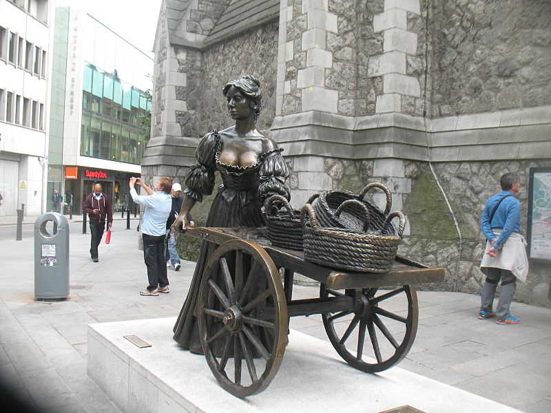 Molly Malone Statue in Dublin