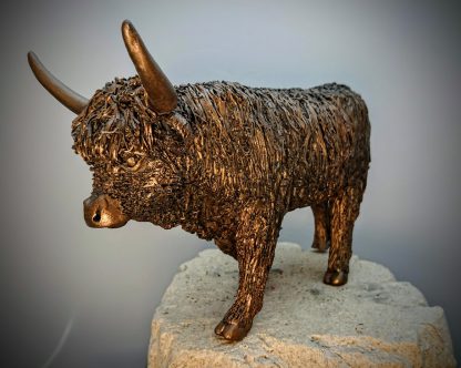 Frith Sculpture - Highland Cow Walking