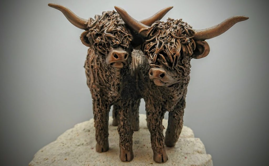 Frith Sculpture - Highland Heifers