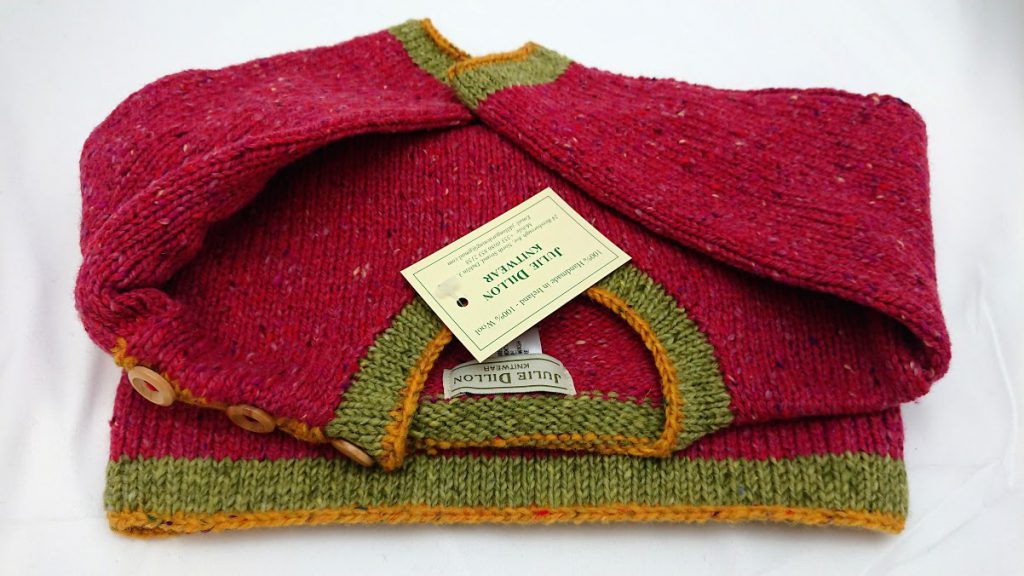Julie Dillon Kids Knitted Wool Sweater - Pink Sheep 