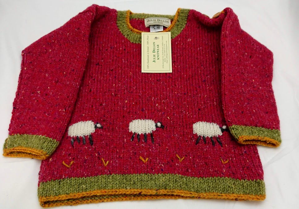 Julie Dillon Kids Knitted Sweater - Red Sheep