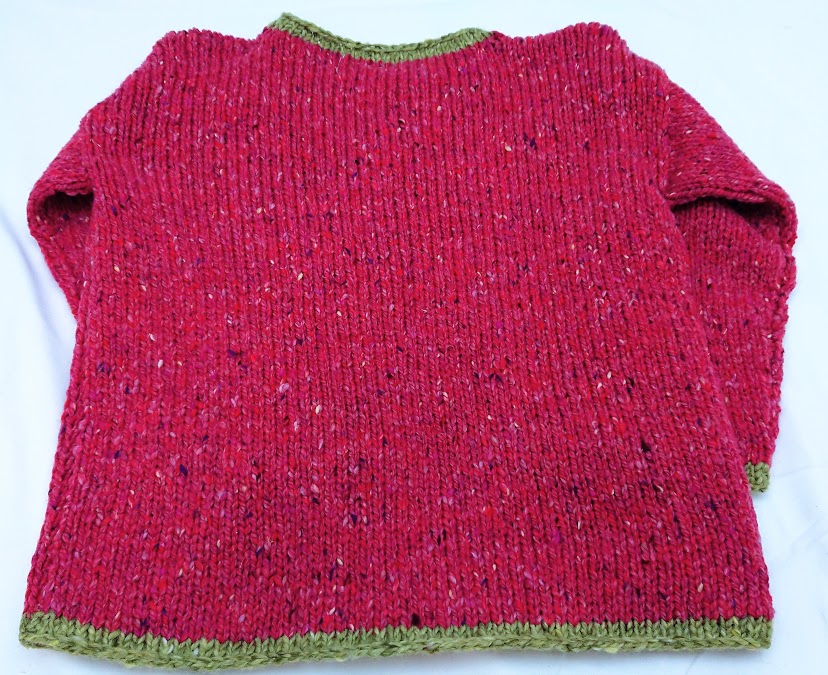 Julie Dillon Kids Knitted Wool Cardigan - Pink Sheep