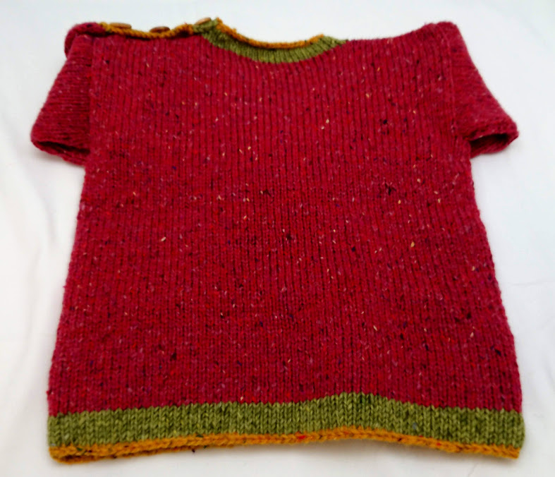 Julie Dillon Kids Knitted Sweater - Red Sheep
