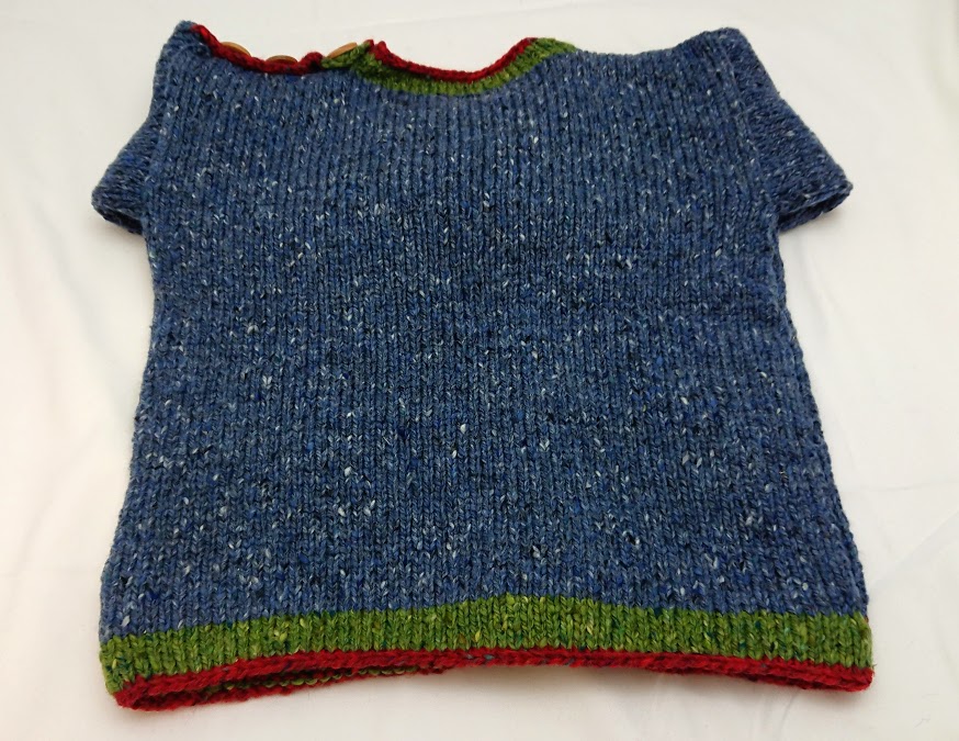 Julie Dillon Kids Knitted Sweater - Blue Pigs