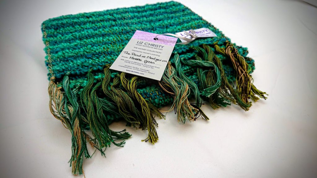 Liz Christy Scarf - The Pond at Montgeron - Morris Green