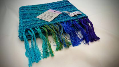 Liz Christy Scarf - The Walk at Argenteuil - Cerulean Blue