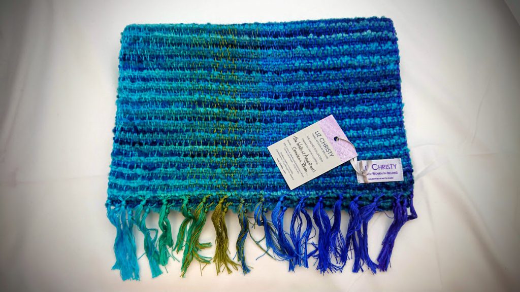 Liz Christy Scarf - The Walk at Argenteuil - Cerulean Blue