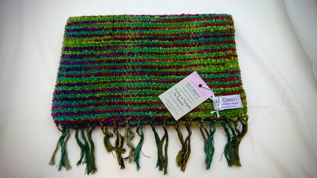 Liz Christy Scarf - The Pond at Montgeron - Pre Raphelite