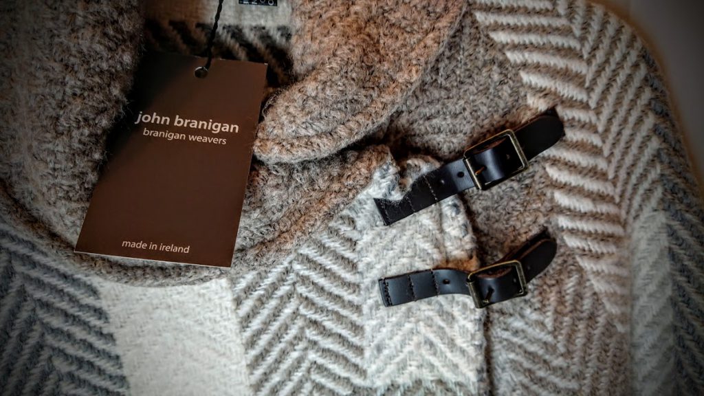 John Branigan Shawl Collar Irish Tweed Cape 